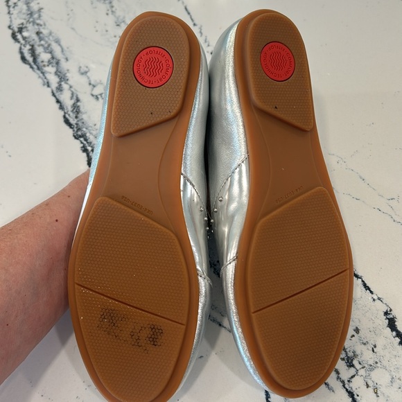 FitFlop Metallic Loafer with Dynamicush Technology sz.6 - Picture 7 of 13